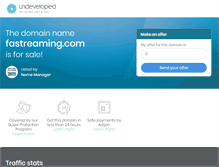 Tablet Screenshot of fastreaming.com